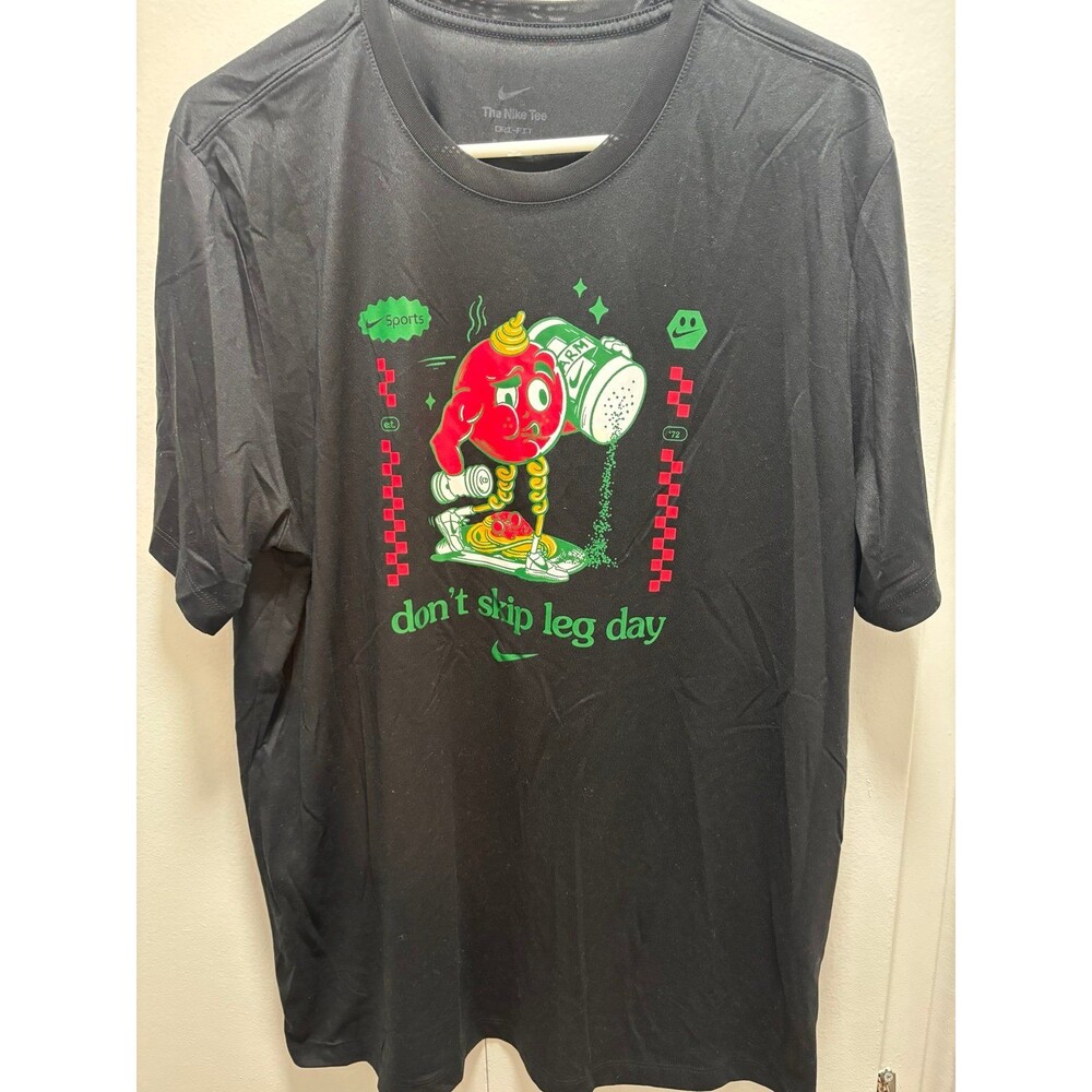 Nike Dri-FIT Don't Skip Leg Day Graphic T-Shirt XL